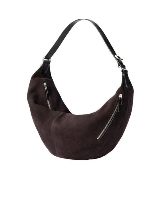 Lemaire Black Large Quiver Clip Bag