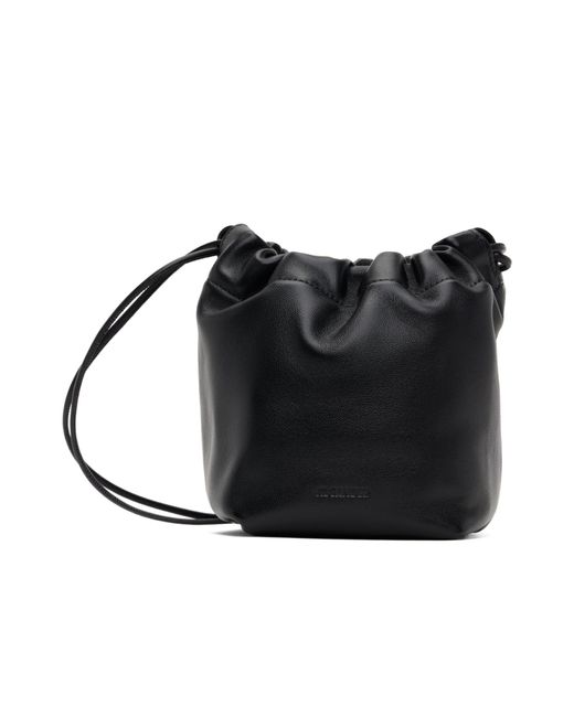 Jil Sander Black Small Dumpling Shoulder Bag