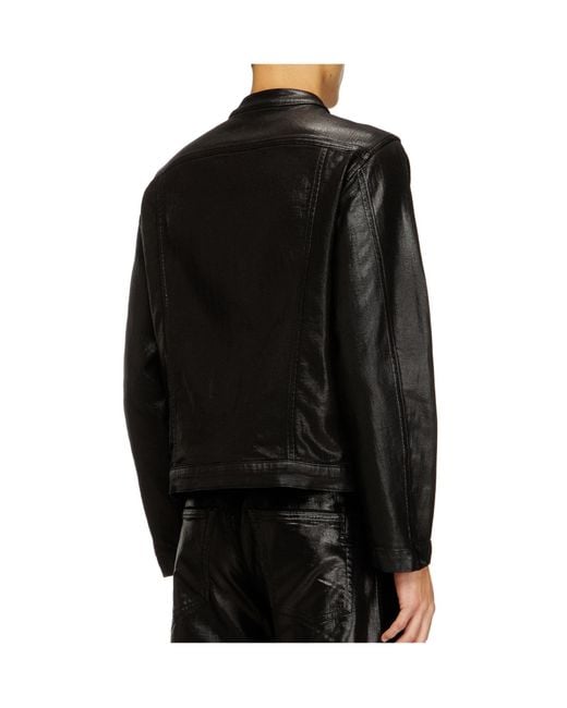DIESEL Black D-Glory Jacket for men