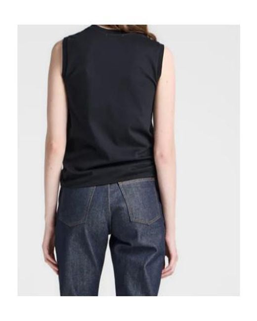 J.W. Anderson Black Jw Anderson Hem Knot Tank Top