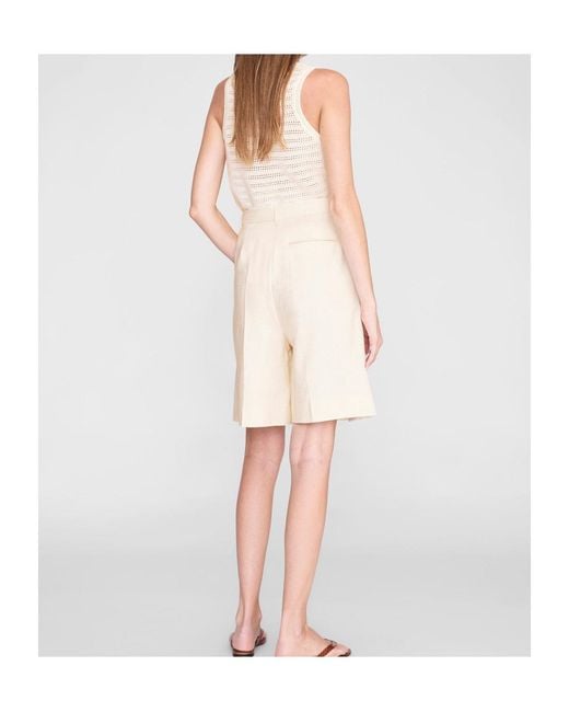 Anine Bing Natural Crew Neck Vest