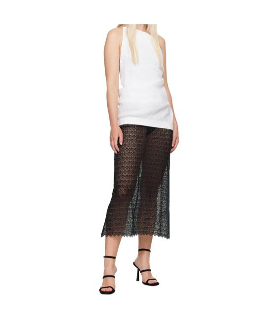 TOVE White One-Shoulder Vest