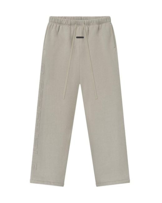 Fear Of God Gray Logo Drawstring Joggers for men