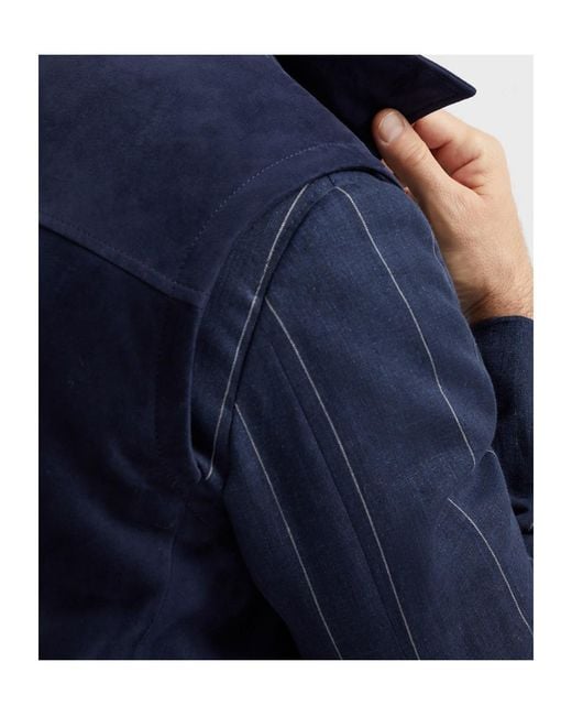 Brunello Cucinelli Blue Padded Vest for men