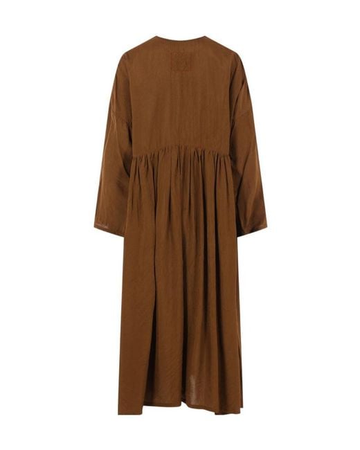 Uma Wang Brown Button Front Coat