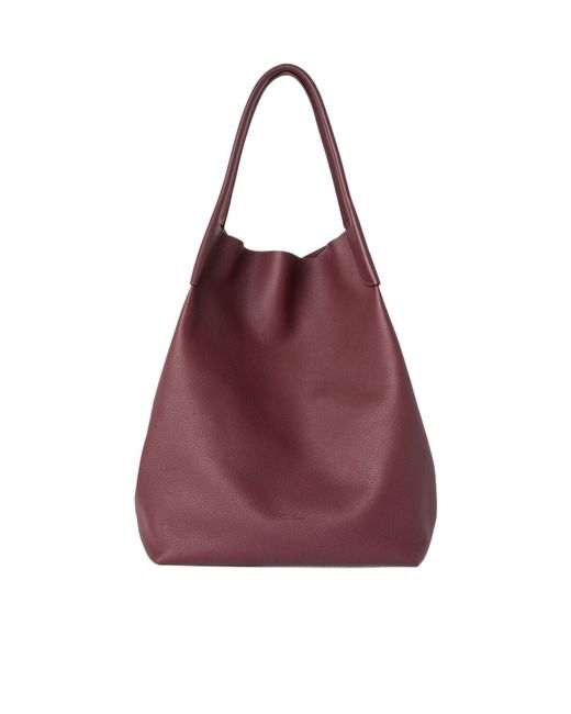 Loro Piana Purple Extra-Large Bale Hobo Bag