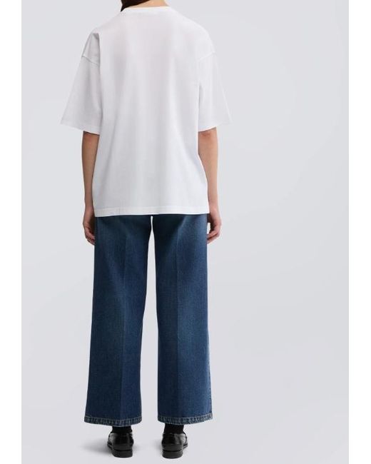 Aspesi White Knitted Round-Neck T-Shirt