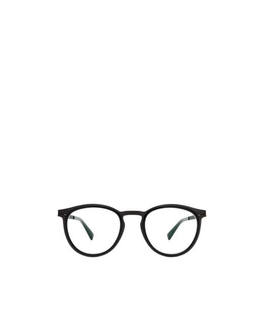 Mykita White Siwa Round Frame Glasses for men