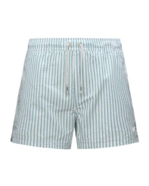 K-Way Blue Hazel Multistripes Beach for men