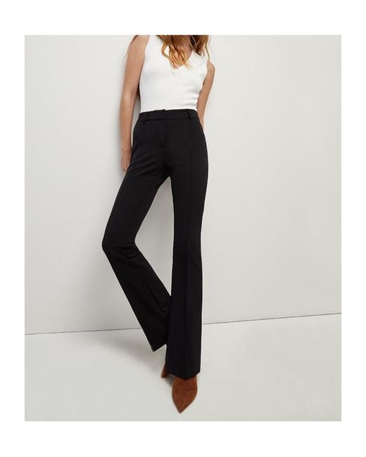Veronica Beard Black Hibiscus Trousers