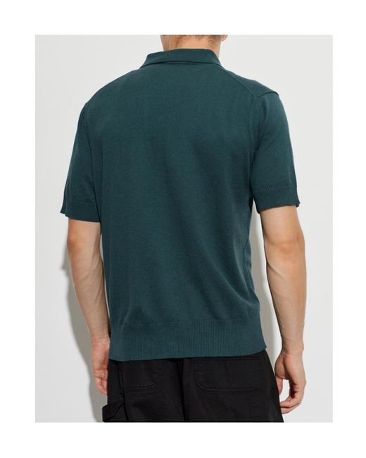 Vivienne Westwood Green Short-Sleeved Knit Cardigan for men