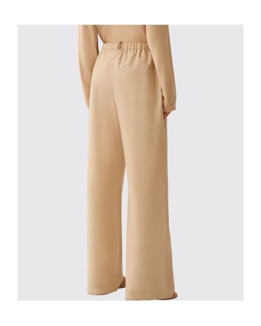 Fabiana Filippi Natural Elastic Waist Trousers