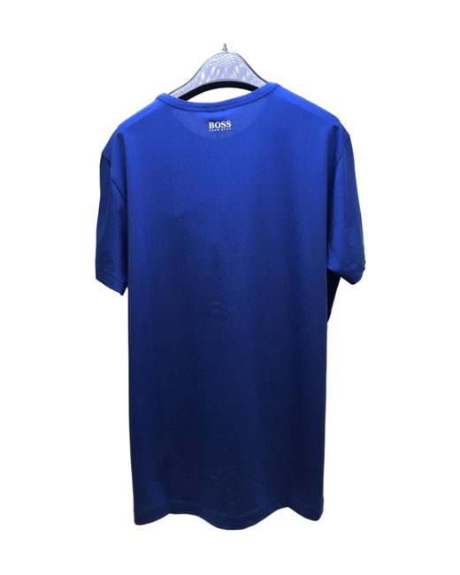Boss Blue Item O-Neck Short-Sleeved T-Shirt for men
