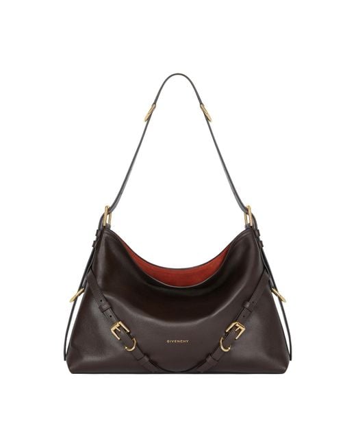 Givenchy Black Voyou Medium Shoulder Bag