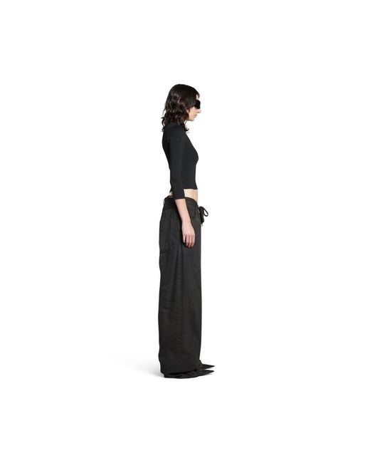Balenciaga Black Long-Sleeve Knit Sweater