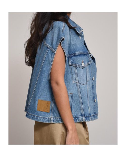 Haikure Blue Classic Button-Down Denim Shirt
