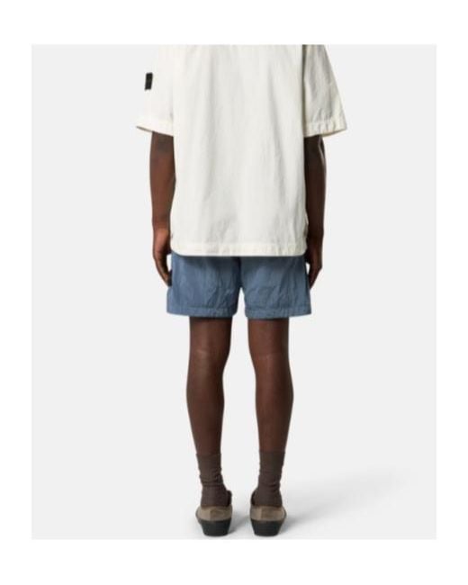 Stone Island Blue Comfort-Fit Shorts With Elasticated Waist for men