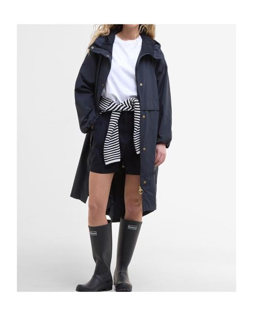 Barbour Blue Naboo Waterproof Jacket