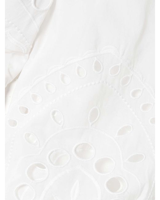 Charo Ruiz White Simple Dress