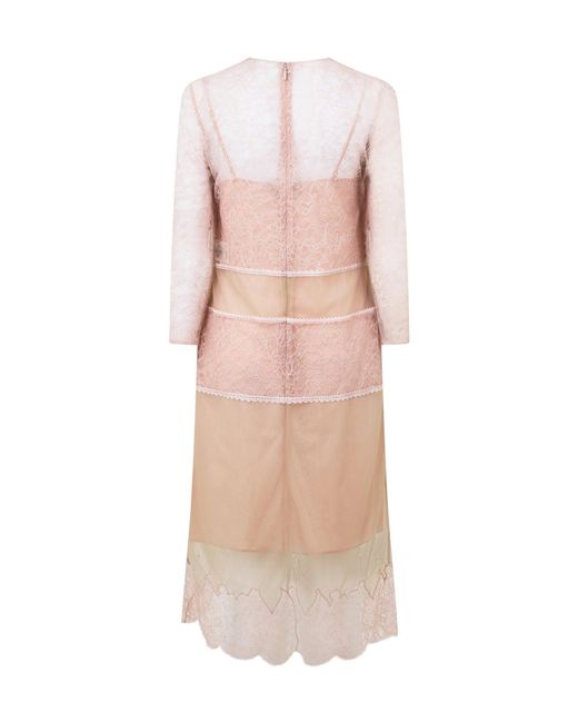 Fendi Pink Simple Dress