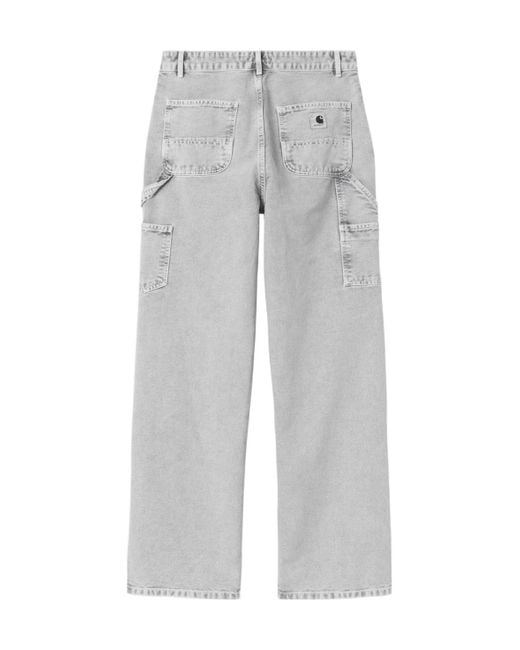 Carhartt Gray W' Pierce Straight Leg Pants