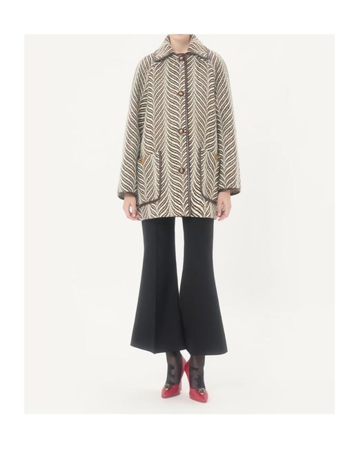 Valentino Gray Fauve Éclat Animalier Peacoat