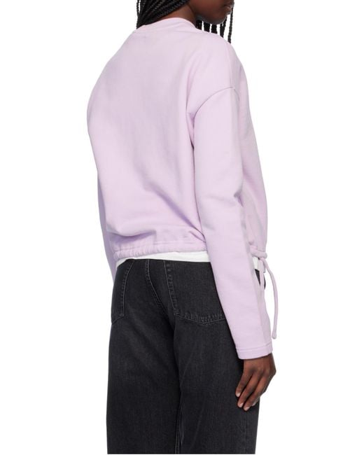 AMI Purple Ami Ami De Coeur Sweatshirt