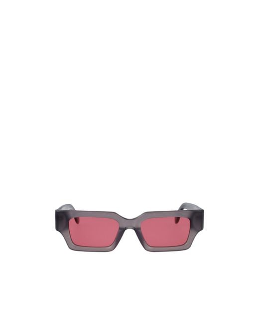 Palm Angels Pink Geometric Sunglasses for men