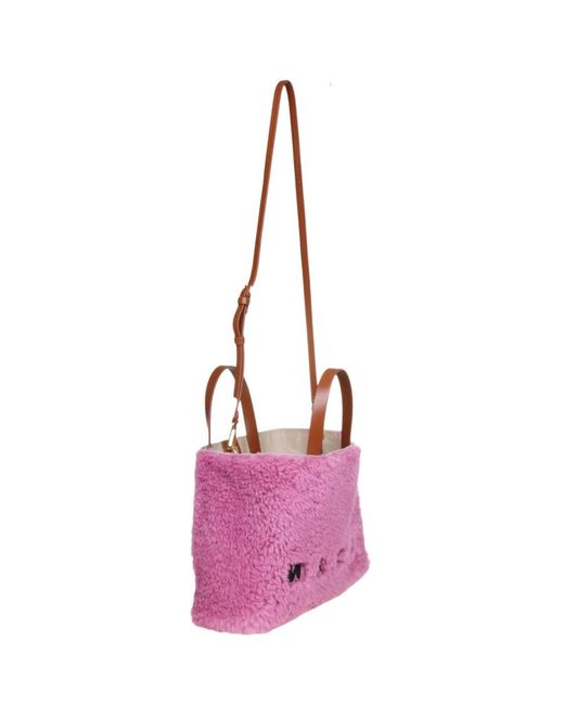 Marni Pink Top Handle Shoulder Bag