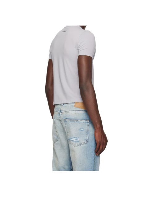 Jean Paul Gaultier Blue Printed Water Baby T-Shirt for men