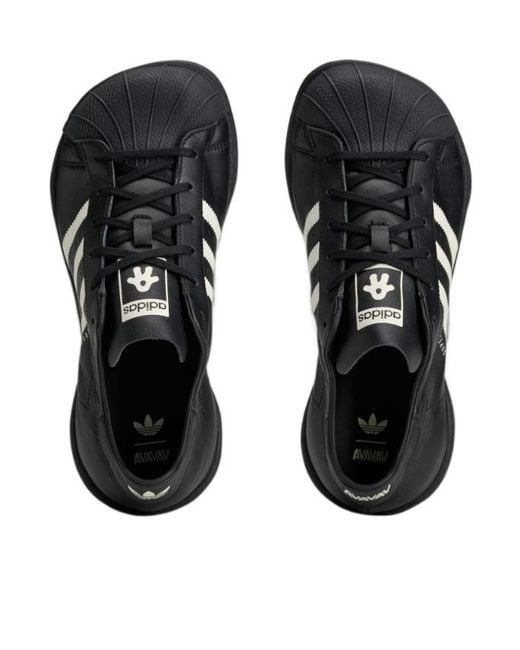 Adidas Black X Avavav Superstar Sneakers