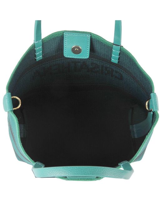 Crisathena Green Small Handle Shoulder Bag