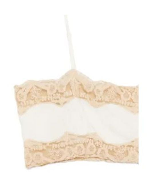 Bode Natural Trousseau Lace Bra
