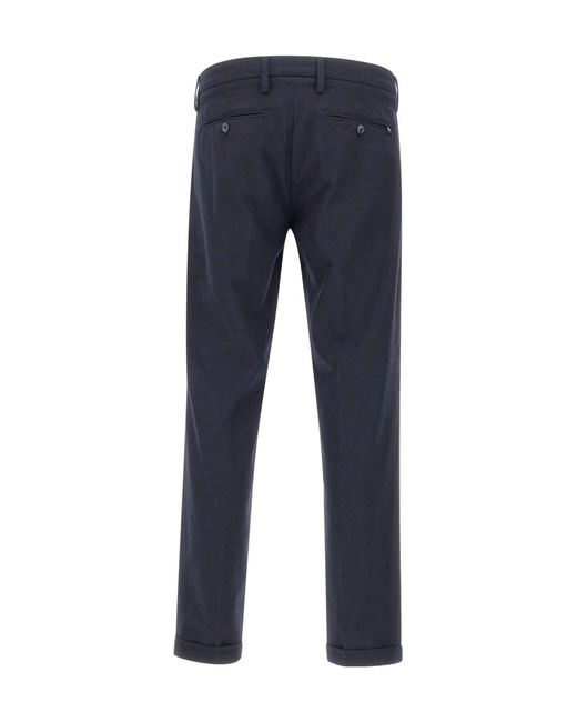 Re-hash Blue Mucha 10 Micro-Pattern Pants for men