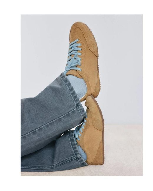Axel Arigato Brown Daze Runner Suede Sneakers for men