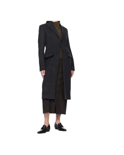 Filippa K Black Slim Wool Coat