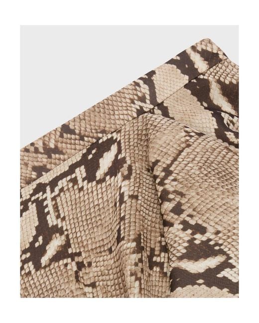 Céline Natural Draped Skirt
