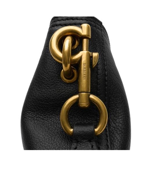 Burberry Black Mini B Clip Bucket Bag
