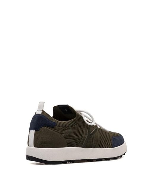 Kiton Black Logo Embossed Low-Top Sneakers for men