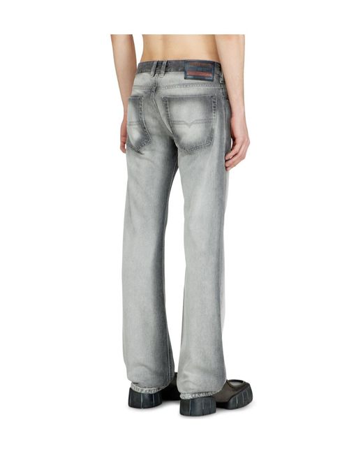 DIESEL Gray 2007 Zatiny Bootcut Jeans for men