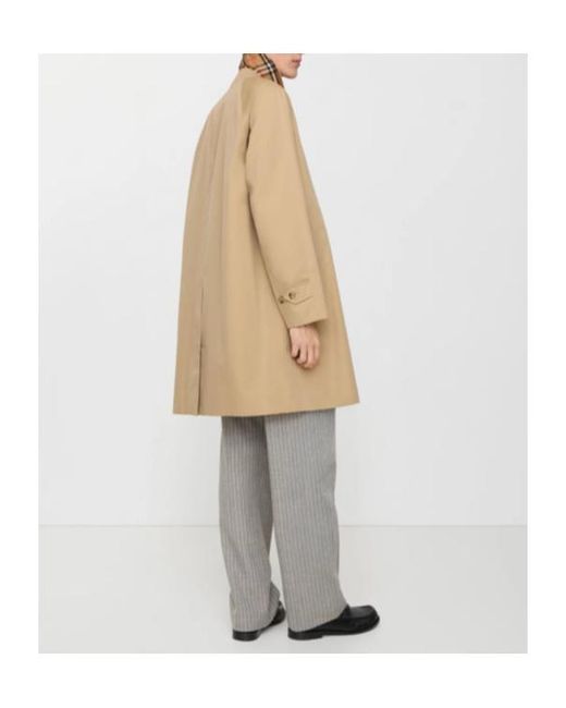 Burberry Natural Mid-Length Camden Heritage Car Coat for men