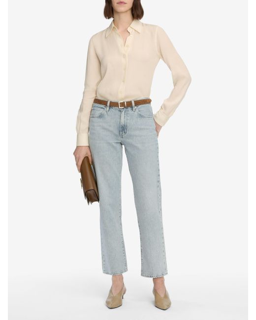 FRAME Gray The Hang Jeans