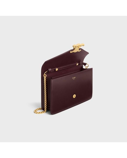 Céline Purple Wallet On Chain Margo