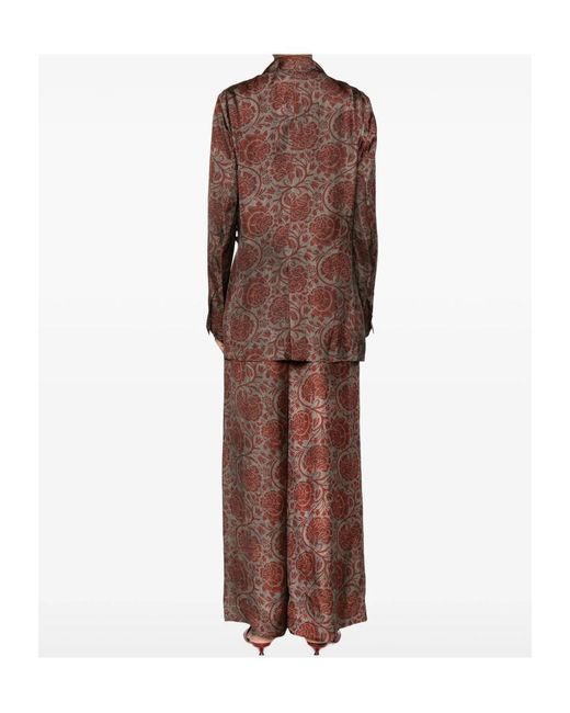 Uma Wang Brown Long-Sleeved Casual Jacket
