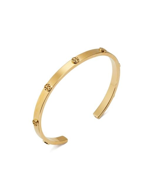 Tory Burch Metallic Miller Stud Cuff Bracelet