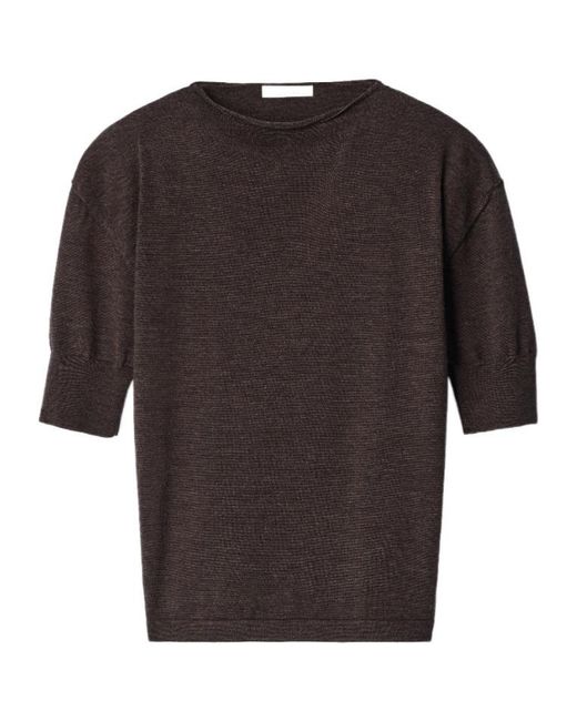 Lemaire Black Short Sleeved Jumper