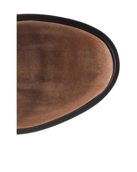 Céline Brown Round Head Boots for men