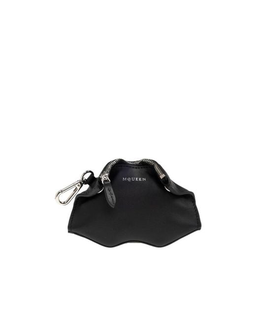 McQueen Black Manta Logo Printed Charm