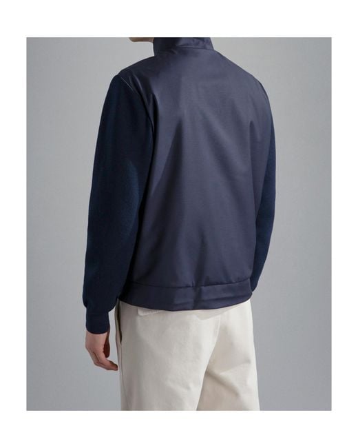 Paul & Shark Blue Hybrid Jacket for men