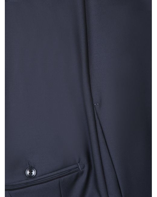 Tagliatore Blue Single-Breasted Tailored Suit for men
